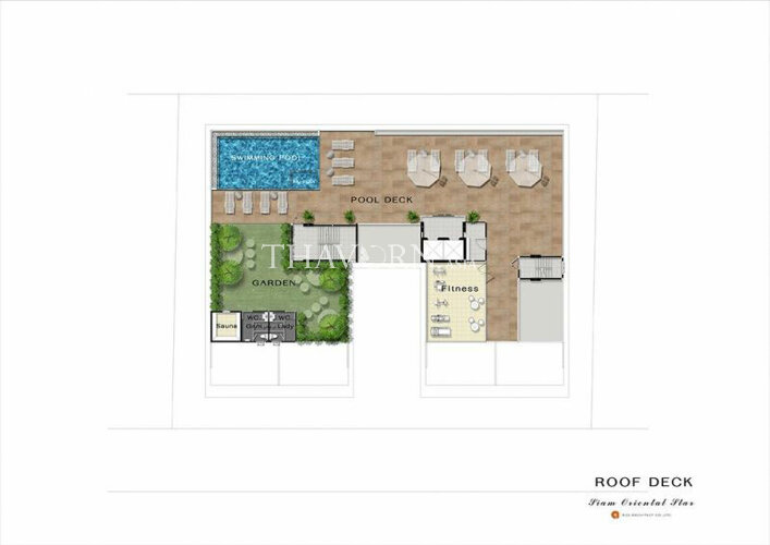 Floor plans Siam Oriental Star 公寓 4
