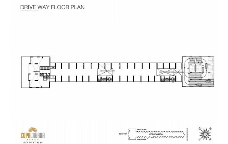 Floor plans โคปาคาบาน่า บีช จอมเทียน คอนโด 2
