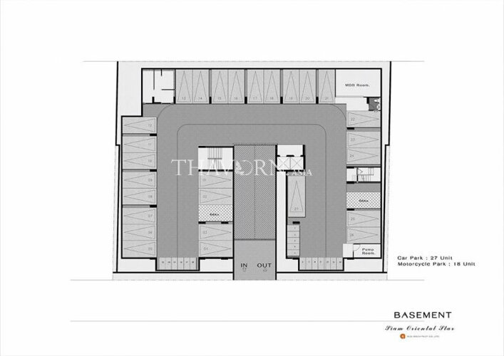 Floor plans Siam Oriental Star 公寓 0