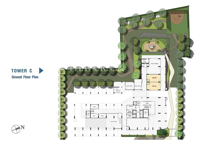 Floor plans Lumpini Ville Naklua - Wongamat 公寓 3