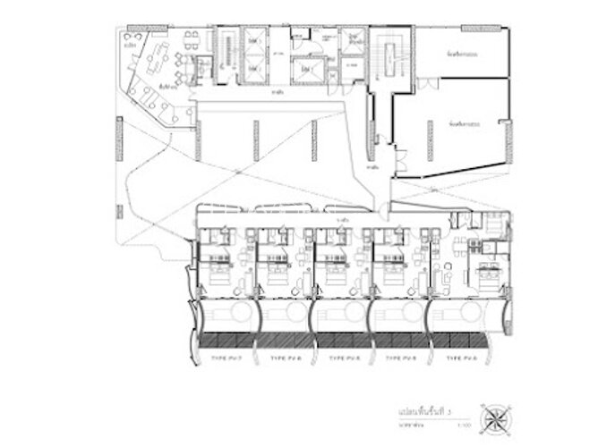 Floor plans Arom Jomtien 公寓 1