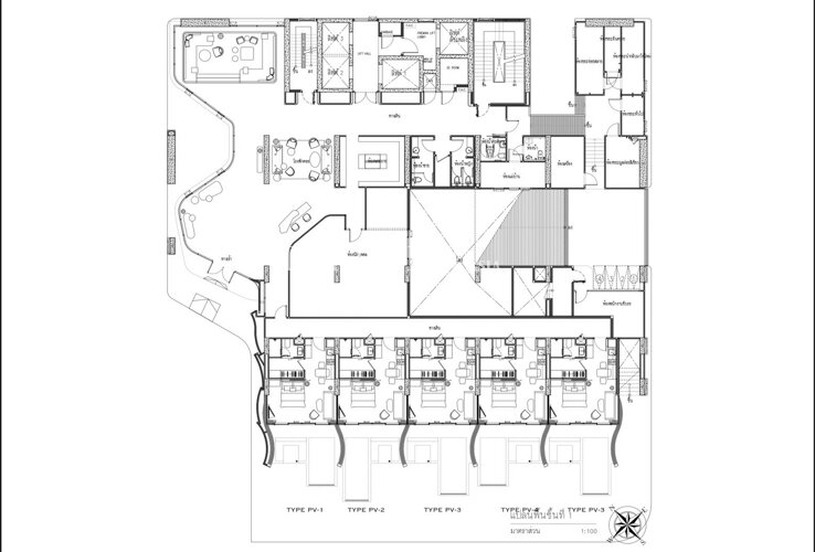 Floor plans Arom Jomtien 公寓 17