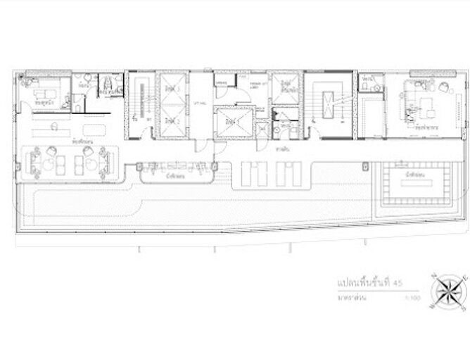 Floor plans Arom Jomtien 公寓 15
