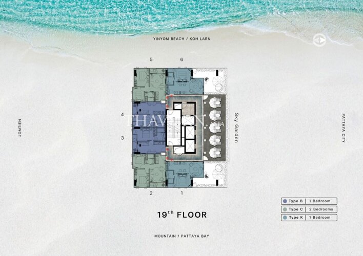 Floor plans Beverly Mountain Bay 公寓 6