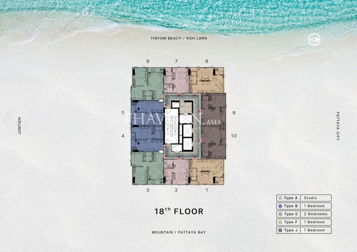 Floor plans Beverly Mountain Bay 公寓 5