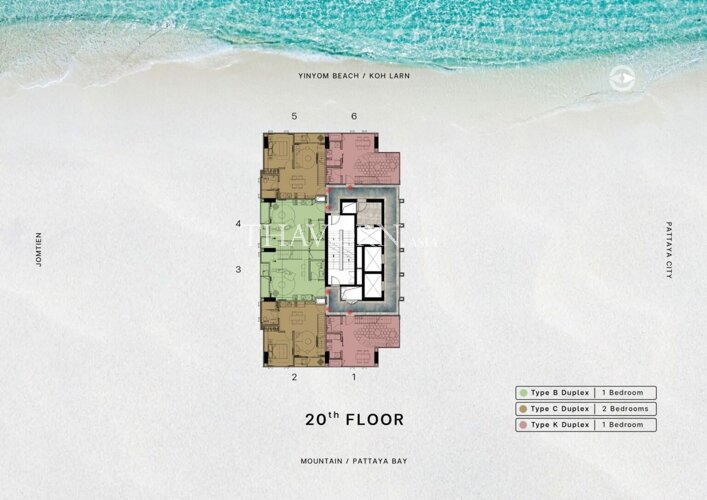 Floor plans Beverly Mountain Bay 公寓 7