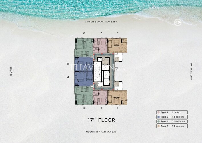 Floor plans Beverly Mountain Bay 公寓 4
