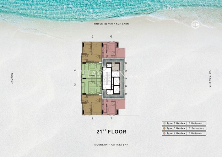 Floor plans เบเวอร์ลี่ เมาน์เท่น เบย์ คอนโด 8
