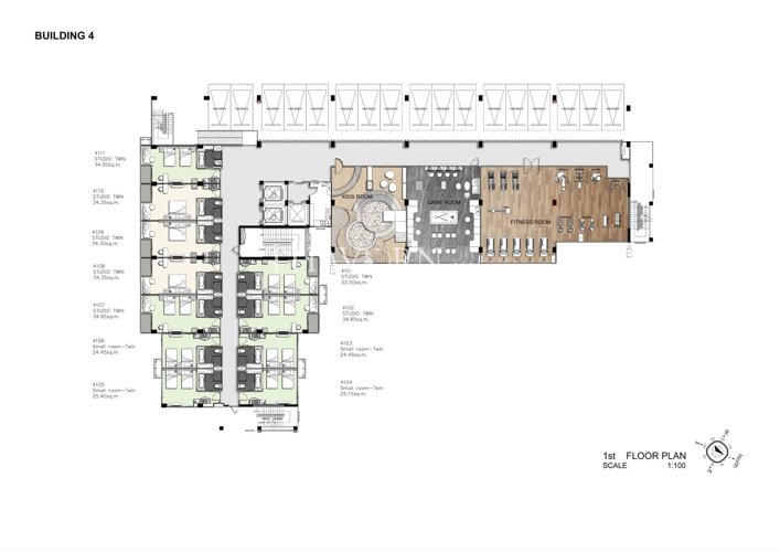 Floor plans Wyndham Jomtien Pattaya 公寓 20