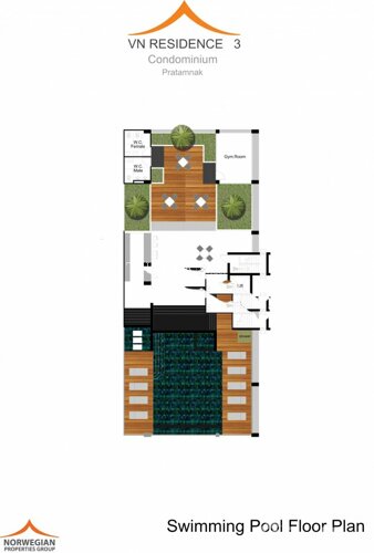 Floor plans VN Residence 3 公寓 1