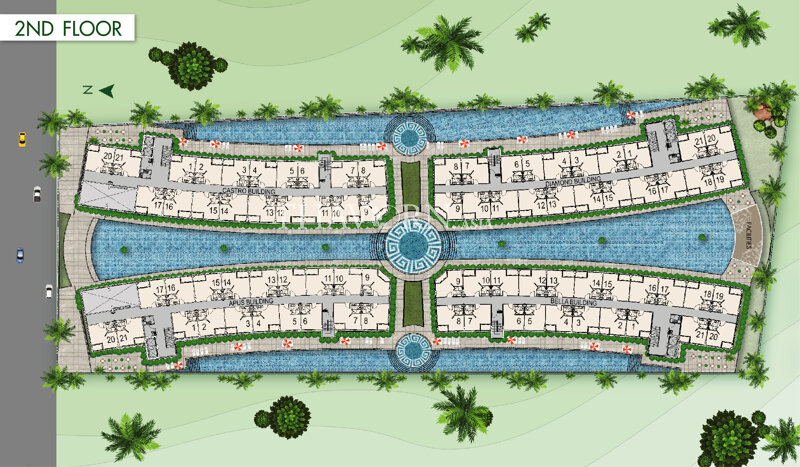 Floor plans Harmonia City Garden 1