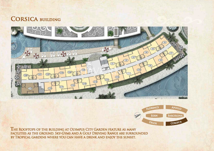 Планы этажей ЖК City Garden Olympus 4
