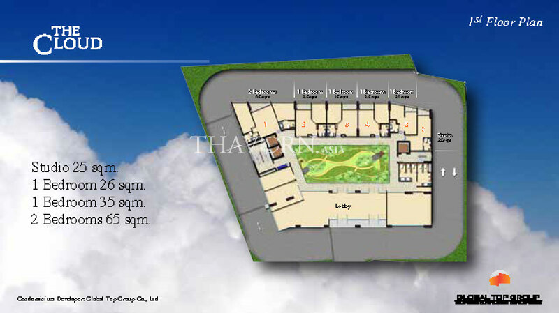 Floor plans The Cloud 公寓 0