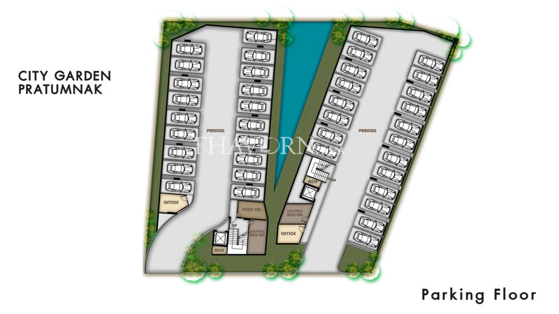 Floor plans City Garden Pratumnak 公寓 4