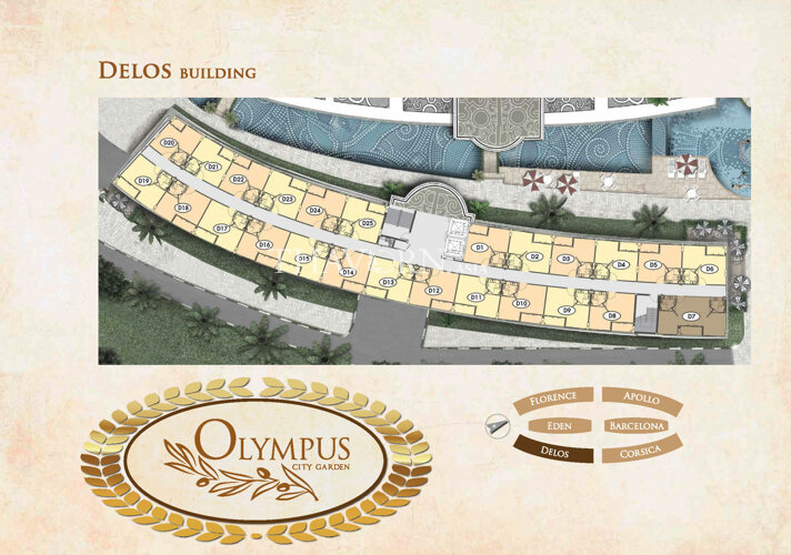 Планы этажей ЖК City Garden Olympus 7