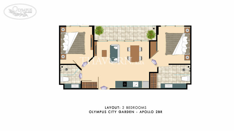 户型图 #7 City Garden Olympus 公寓
