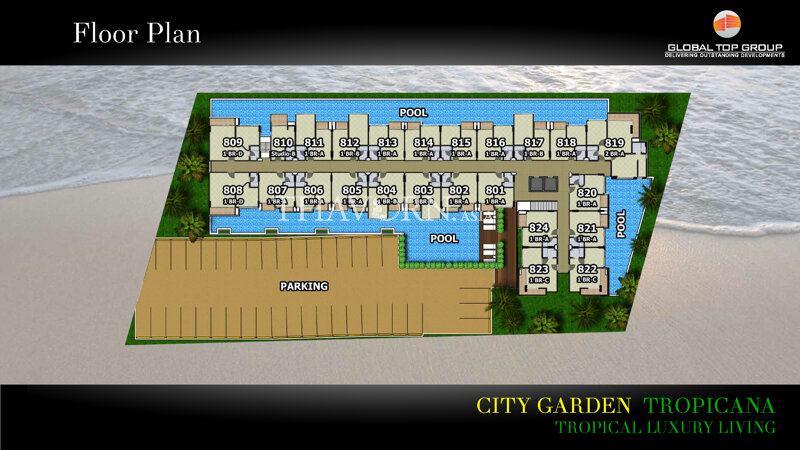 Floor plans City Garden Tropicana 7