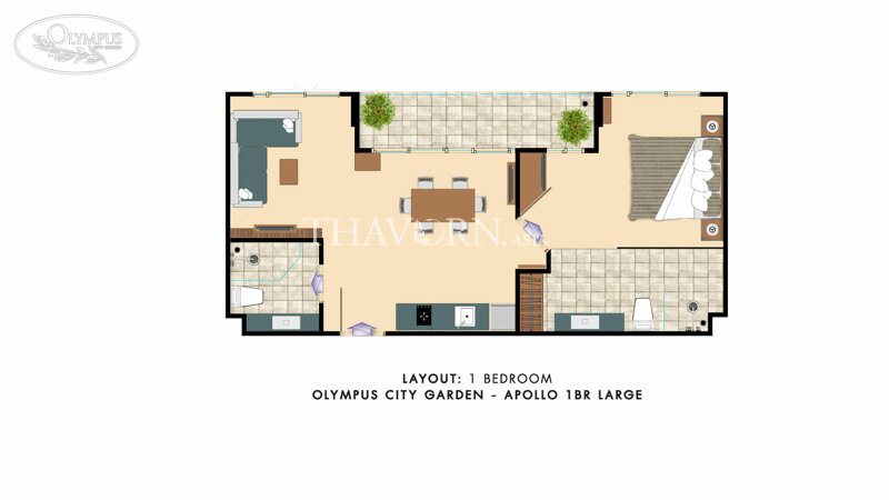 户型图 #4 City Garden Olympus 公寓