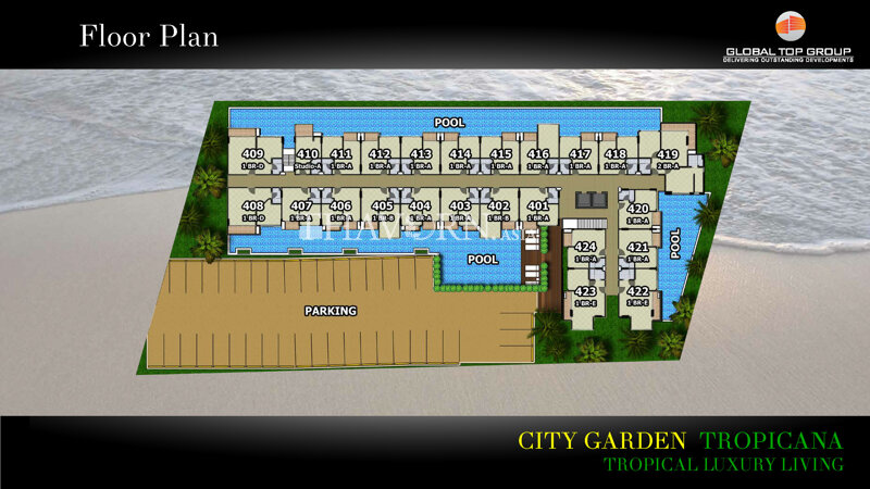 Floor plans City Garden Tropicana 3