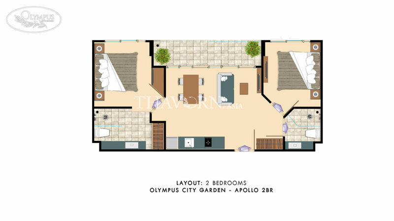 户型图 #6 City Garden Olympus 公寓