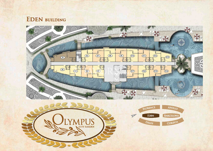 Планы этажей ЖК City Garden Olympus 6