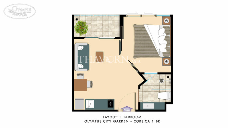 户型图 #5 City Garden Olympus 公寓