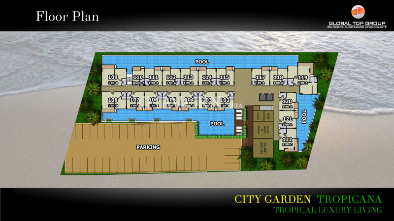 Floor plans City Garden Tropicana 公寓 0
