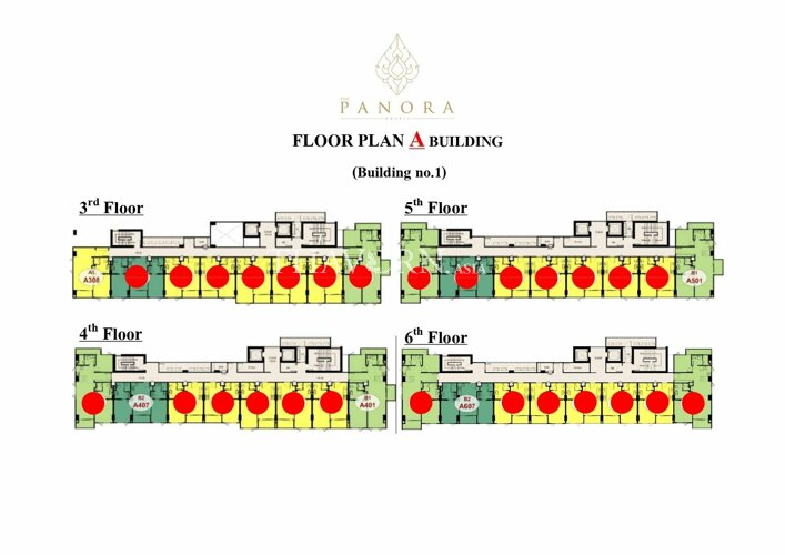Floor plans The Panora Phuket Condominiums 公寓 0