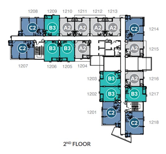 Floor plans Laguna Lakeside 公寓 1