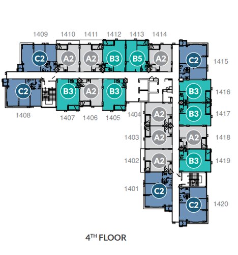 Floor plans Laguna Lakeside 公寓 3