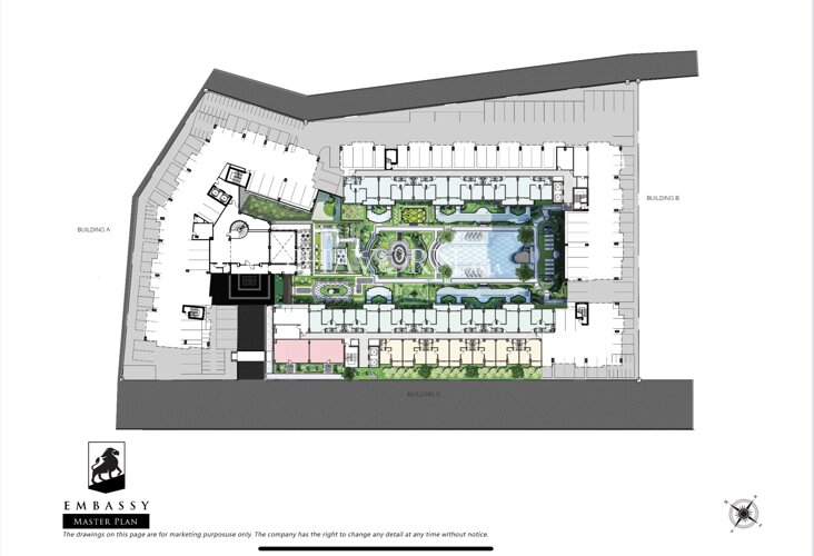 Floor plans Embassy Residence 公寓 1