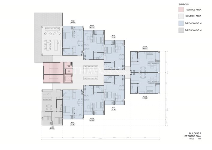 Планы этажей ЖК Hennessy Residence 0