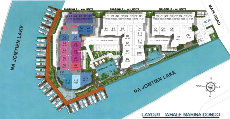 Планы этажей ЖК Whale Marina Condo 8