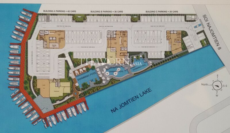 Планы этажей ЖК Whale Marina Condo 0
