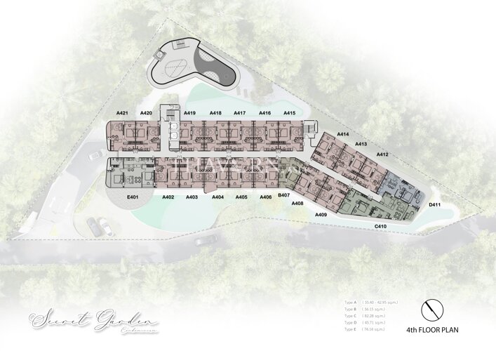 Floor plans The Secret Garden Condominium 3