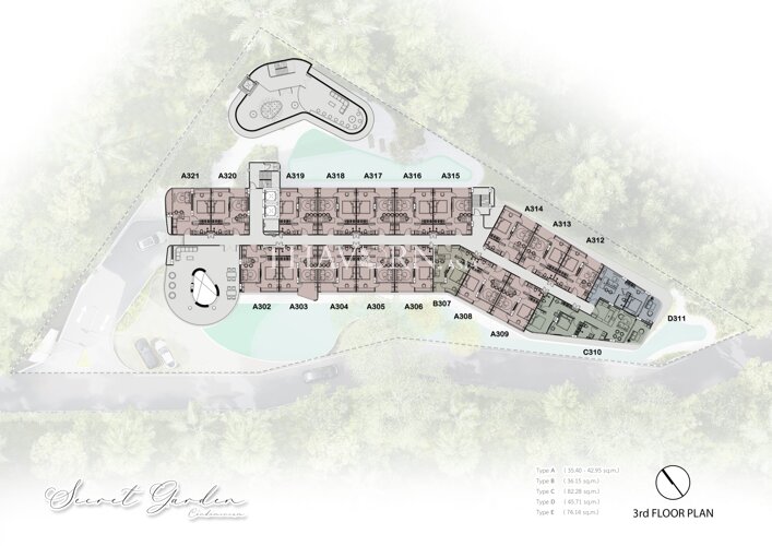 Floor plans The Secret Garden Condominium 2