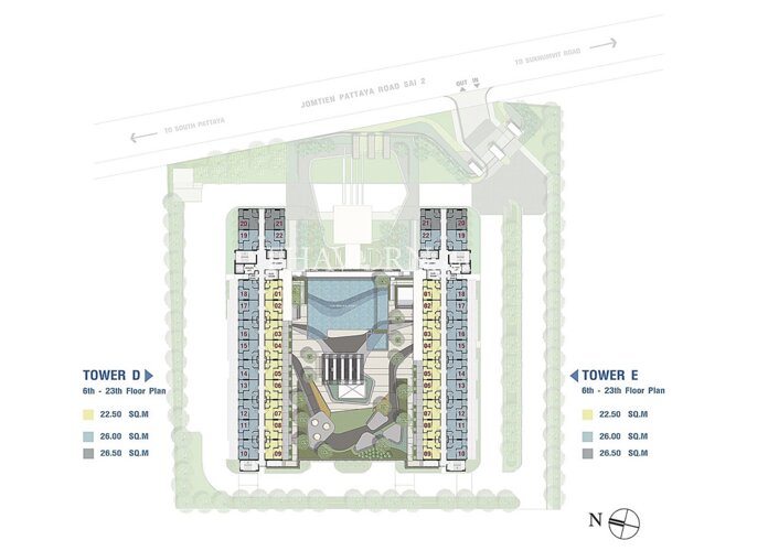 Floor plans Lumpini Seaview Jomtien 3