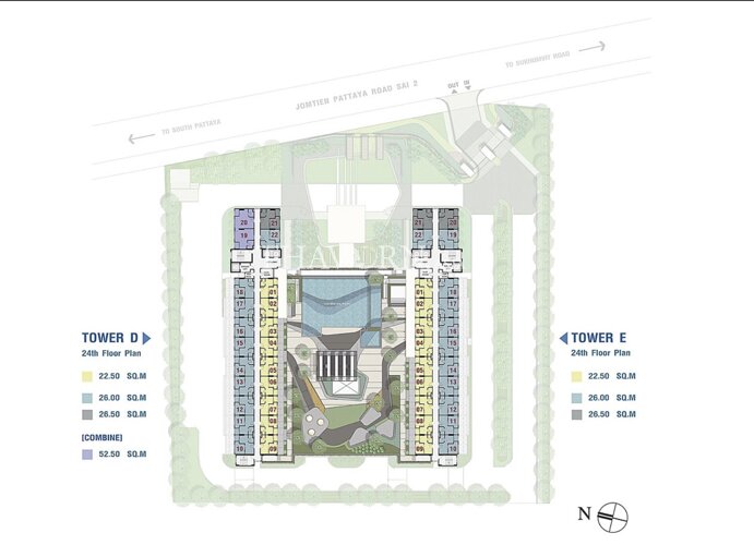 Floor plans Lumpini Seaview Jomtien 4