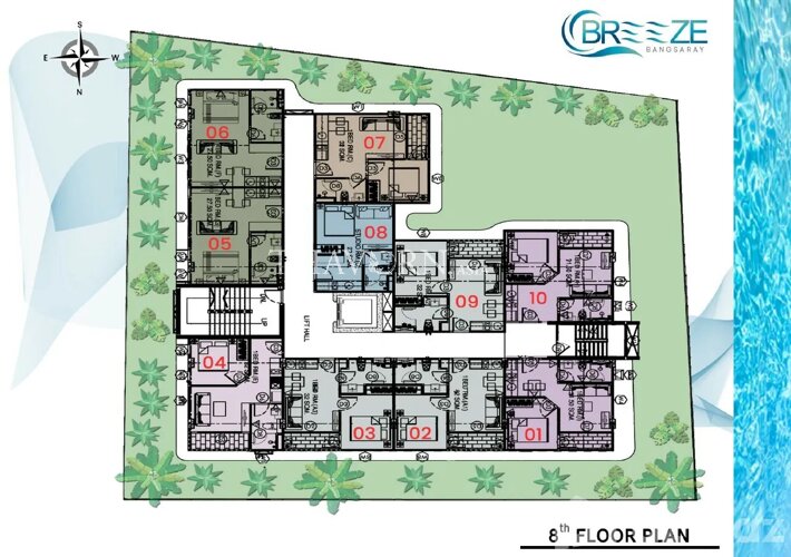 Floor plans The Breeze  Condominium 0