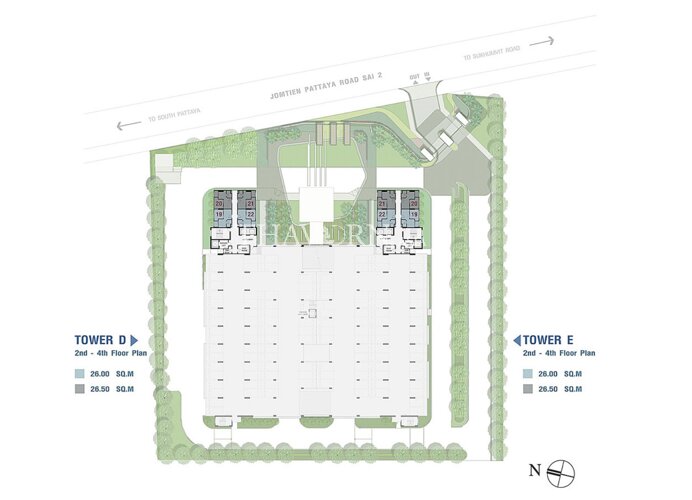 Floor plans Lumpini Seaview Jomtien 1