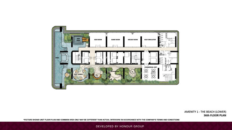 Floor plans Once Wongamat 3