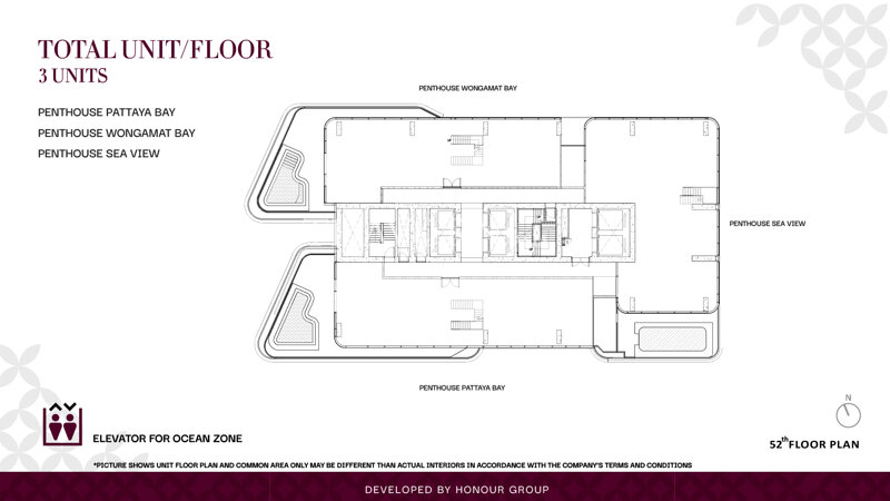 Floor plans Once Wongamat 18