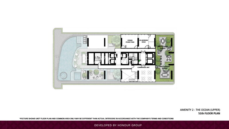 Floor plans Once Wongamat 2