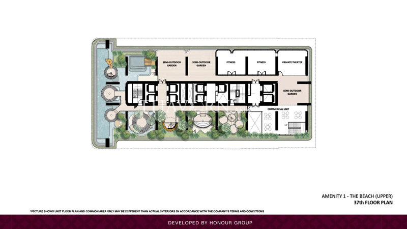 Floor plans Once Wongamat 5