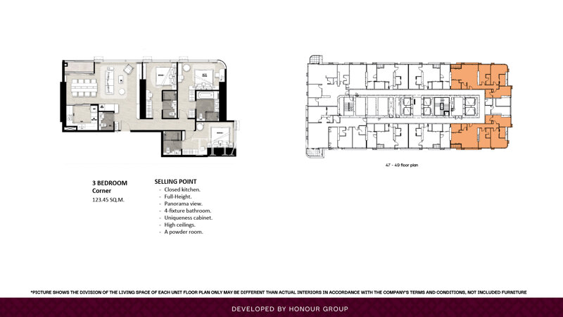 3 Bedroom Corner