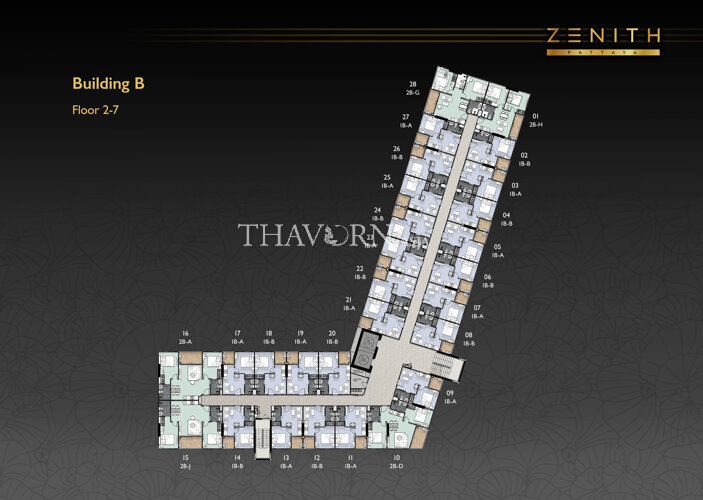 Floor plans Zenith Pattaya 3