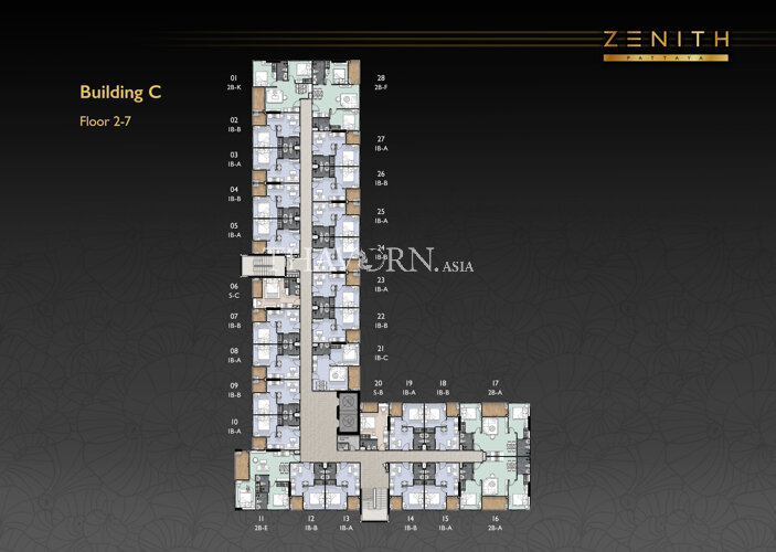 Floor plans Zenith Pattaya 5