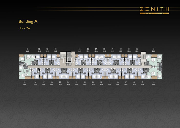 Floor plans Zenith Pattaya 1