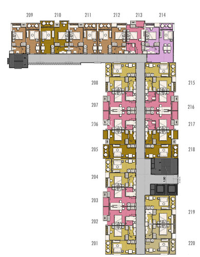 Floor plans Siam Oriental Tropical Garden 1
