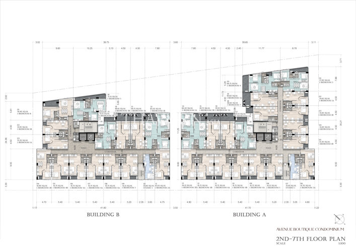 Floor plans Avenue Boutique 2